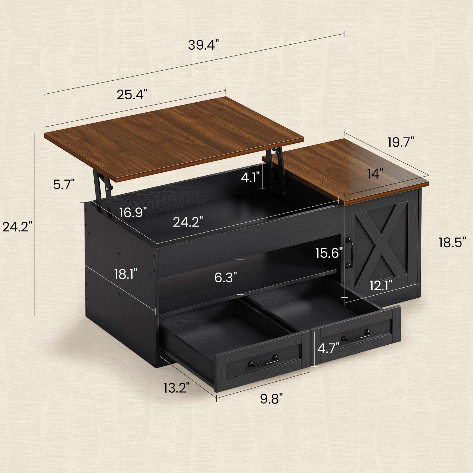 2 person desk